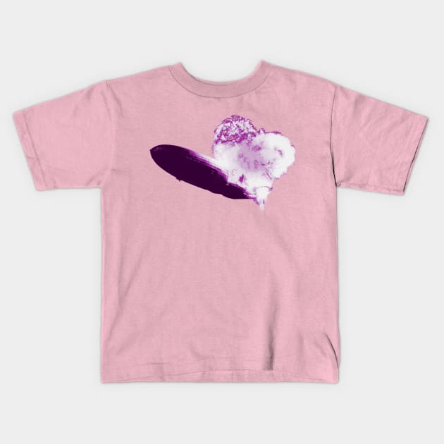 hindenburg pink Kids T-Shirt by DrTigrou